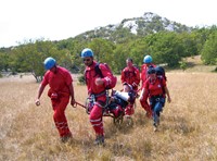 Transport unesrećenog planinara