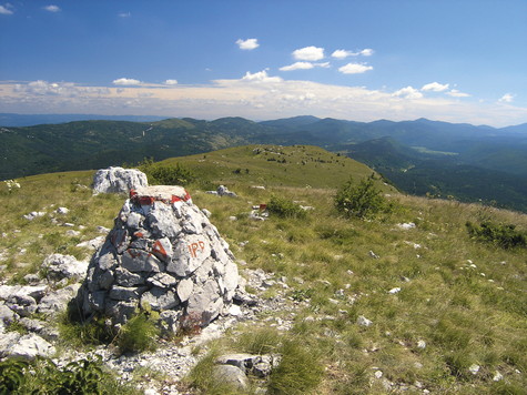 Ćićarija – vrh Žbevnica 
