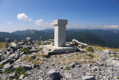 Šatorina – vrh 
