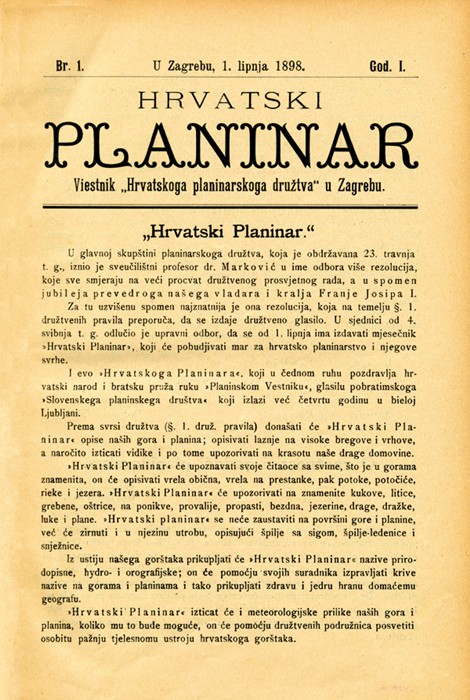 Hrvatski planinar - Hrvatski planinarski savez