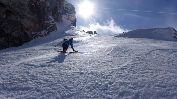Planinarsko skijanje - spust