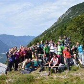 Hrvatske planinarke na tečaju za omladinske voditelje u Bavšici (Slovenija) 