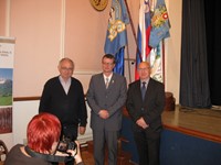 Hrvoje Kraljević, predsjednik HPS-a, Bojan Rotovnik, predsjednik PZS-e i Bogdan Gabrovec, predsjednik Slovenskog olimpijskog odbora